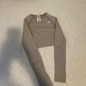 gymshark cropped long sleeve